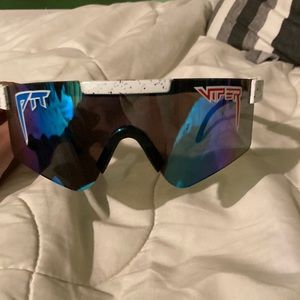 Good condition pit vipers one lil scratch but for 30 bucks it’s a steal